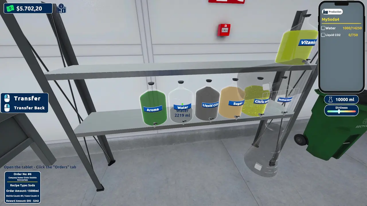 Ingredient shelf